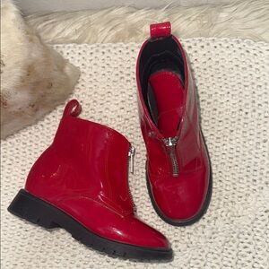 GAP Kids Shiny Red Boots